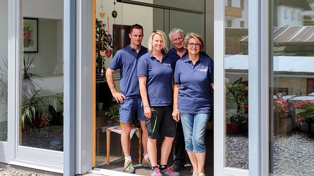 Mit Familien-Power voll auf Erfolgskurs: Gerhard, Verena, Franz und Hildegard Nagl (v. l.)